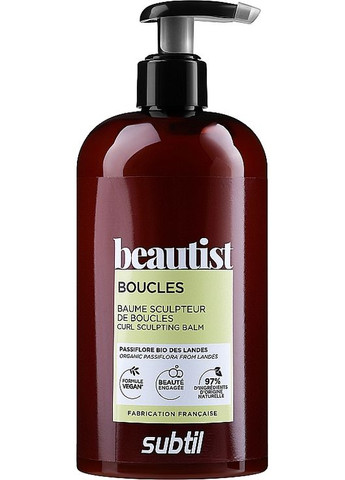Бальзам для кучерявого волосся для моделювання локонів - Subtil Beautist Curly Balm 500ml (1098688-166265) Laboratoire Ducastel Subtil (368653965)