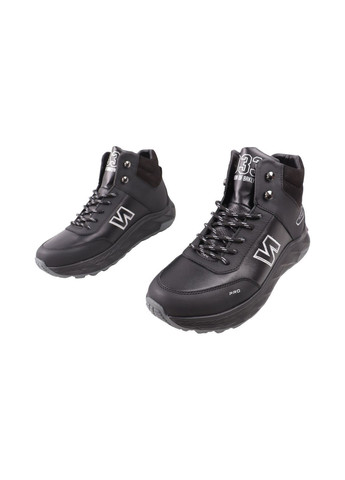 Черные ботинки мужские черные натуральная кожа Konors