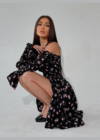 Комбинированное праздничный, кэжуал, вечернее стильное платье меди Vakko зебра