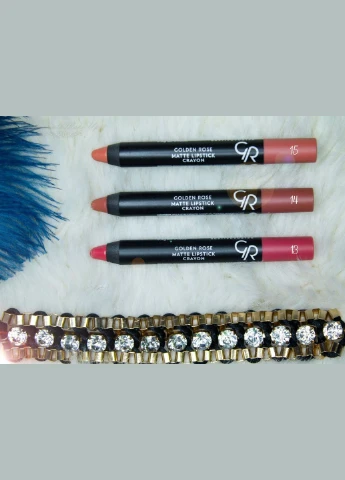 Матова помада-олівець для губ Matte Lipstick Crayon GOLDEN ROSE (302673657)