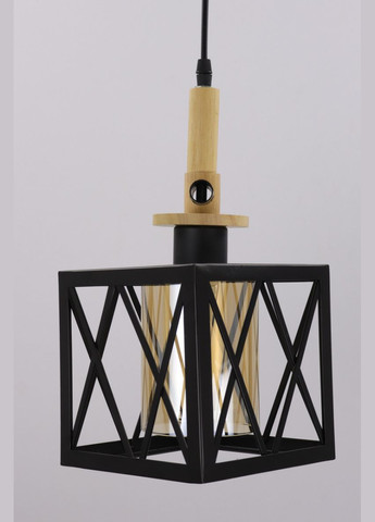 Люстра подвесная LOFT на 1 лампочку 25074 Черный 40-100х16х16 см. Sunnysky (364755507)