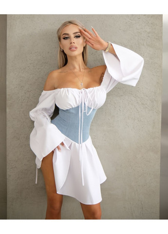 Білий сукня хелен Mollari однотонна