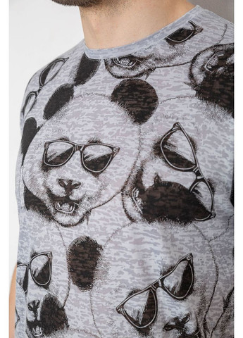 Серая футболка мужская с принтом Sport Line