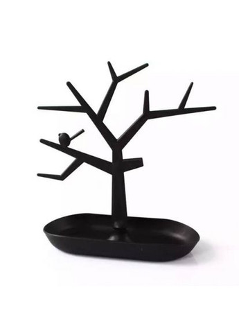 Підставка під прикраси Дерево Black для сережок браслетів настільна чорна органайзер для біжутерії ProDobro (365442952)
