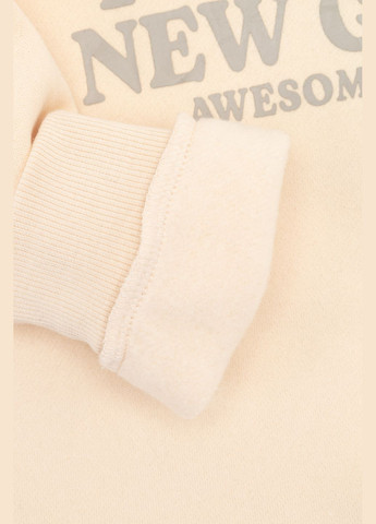 Бежевый зимний костюм с брюками для мальчика цвет бежевый цб-00258826 Lizi Kids