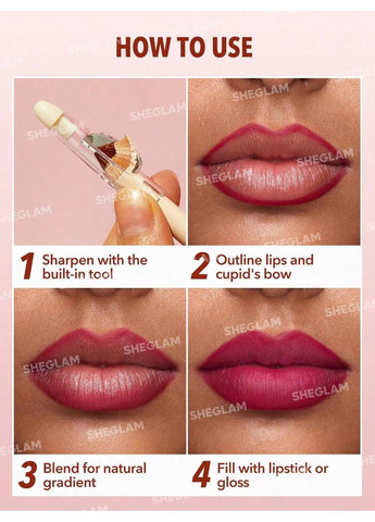 Олівець для губ Lip Facts Lip Liner Trusty Sheglam (340232699)