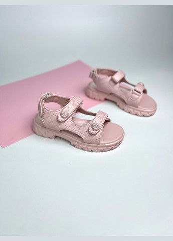 Розовые босоножки для девочек в стиле известного бренда от Kimboo