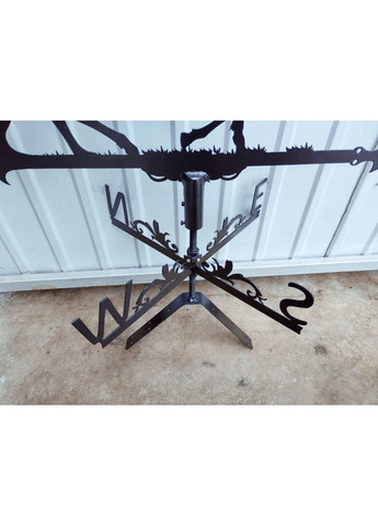 Флюгер на дом Лошадь №4 из металла 3 мм, флюгер на крышу No Brand (368896582)