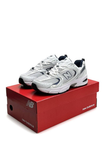 Кросівки жіночі New Balance White Navy Silver No Brand 530 W Premium білі демісезони (317463805)