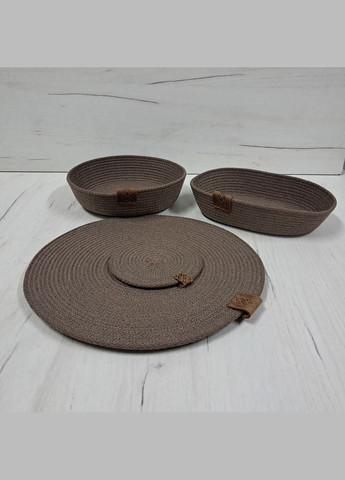 Корзина из хлопкового шнура мокачино Vian-Dizain (318513593)