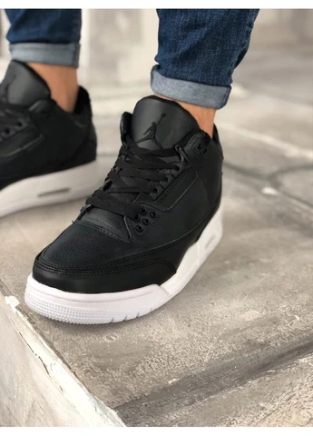 КРОССОВКИ ЖЕНСКИЕ NIKE AIR JORDAN RETRO 3 CYBER MONDAY BLACK НАЙК АИР ДЖОРДАН ЧЕРНЫЕ No Brand чёрные демисезоны (390649928)