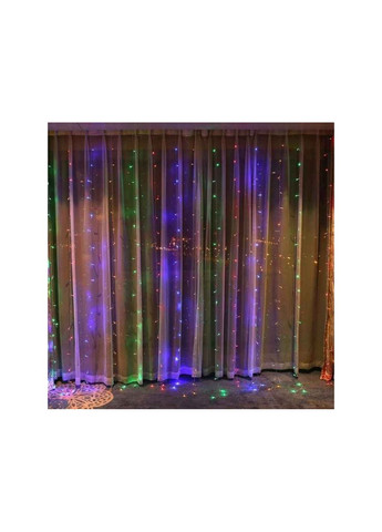 Гірлянда-шторка 240LED 220В прозорий шнур TLT (370708242)