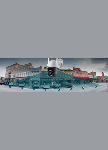 IP-Камера VIGI-C540-W-4, PoE, 4Мп, 4 мм, Wi-Fi, H265+, IP66, Dome, кольорове нічне бачення, зовнішня TP-Link (314749116)