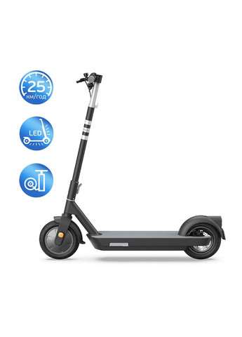 Електросамокат Black 10", 350(700)W, 14.7Ah, 80km, 25km\h, 25%, NFC, App, 21kg OKAI ES30-NEON PRO (342722283)
