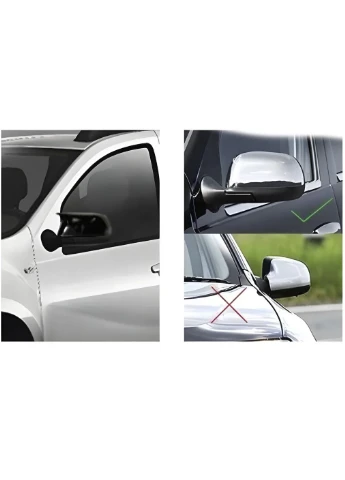 Накладки на зеркала BMW-Style (2 шт) V-1 для Duster 2008-2018 гг DACIA (390727233)