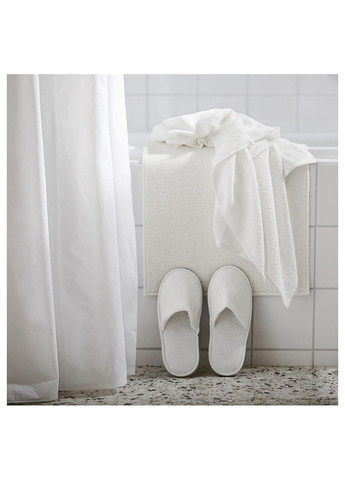 Килимок для ванної кімнати ІКЕА FINTSEN 40х60 см Білий (90443705) IKEA (267899786)