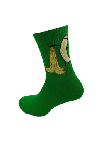 Комбинированные носки мужские, с высокой резинкой. бананы. комплект из 3х пар. цвет: цветной микс. Крокус бананы (334718241)