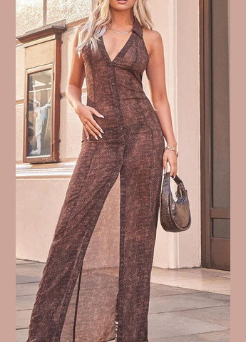 Коричнева сукня PrettyLittleThing