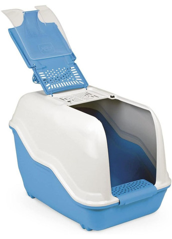 Туалетбокс для котів NETTA MAXI BLUE 62091, з фільтром, великий, 66х49х50 см MPS (284176062)