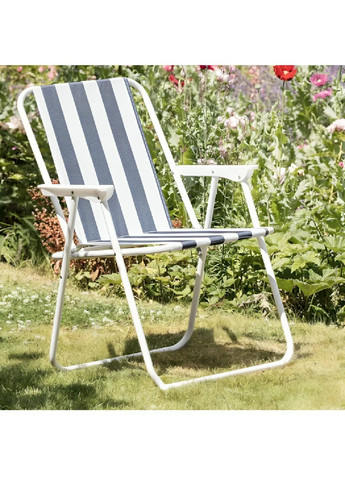 Складаний стілець для відпочинку на природі кемпінгу з підлокітниками навантаженням до 100 кг 76x51x50 см (480243-Prob) Unbranded (332163682)