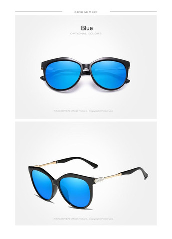 Женские солнцезащитные очки Кошачий глаз с градиентными линзами N7826 DESIGN KINGSEVEN (299332680)