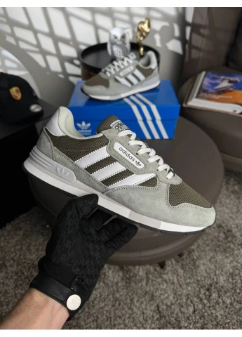 Оливковые кроссовки grey olive (размер ) No Brand Treziod 2.0