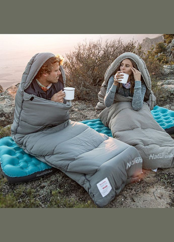 Спальний мішок з капюшоном M300 NH20MSD02, зелений, правий Naturehike (356505299)