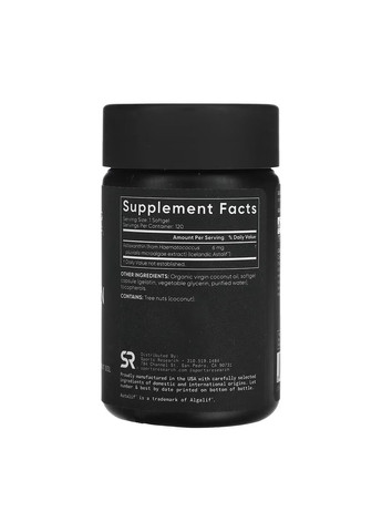 Астаксантин 6 мг для здоров'я очей Sports Research 120 капсул антиоксидантний комплекс Sport Research (367957585)