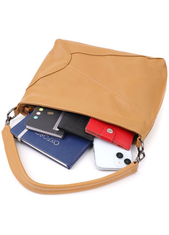 Жіноча сумка на два відділення з натуральної шкіри 23015 Vintage (359401625)