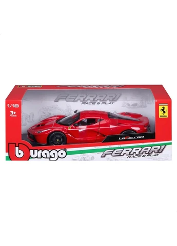 Коллекционная автомодель LaFerrari 1:18 красная с металлическим корпусом Bburago (398202222)