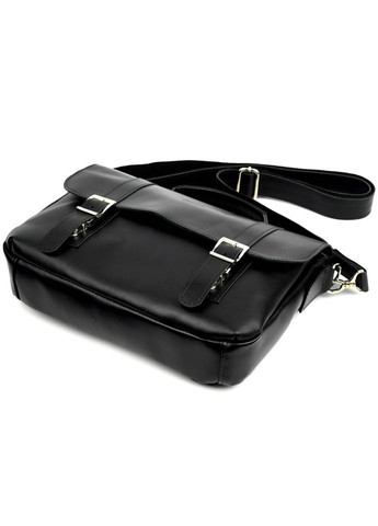 Сумка-портфель на плече з ручкою ZA-6008-3md чорна гладка шкіра TARWA (322249346)