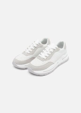 Белые демисезонные женские кроссовки цвет белый цб-00232991 Yuki
