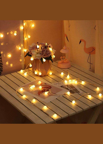 Гірлянда Ретро лампи 20 LED 3 м на батарейках АА 3 шт No Brand (302243018)