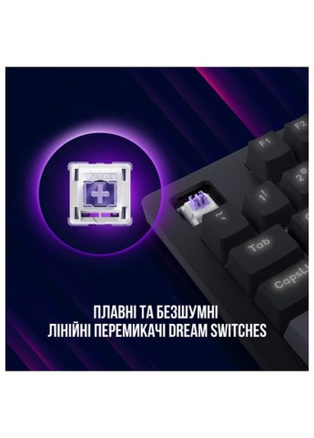 Клавиатура (LRG-GK514W-UA) LORGAR Azar 514 RGB USB UA White (358066476)