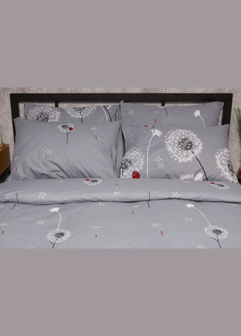 Комплект постільної білизни Бязь Gold Люкс «» полуторний євро 160х220 наволочки 2х50х70 (MS-820005446) Moon&Star Ladybug (296909771)