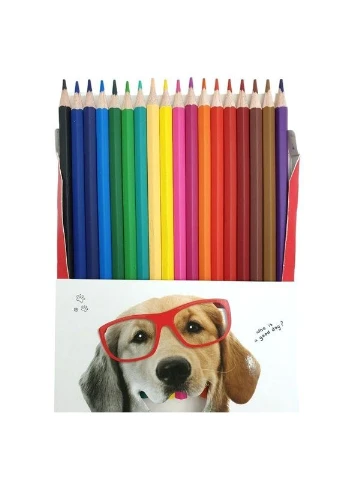 Карандаши цветные " " 18 кол. /K22-052-1/ " Dogs" картон (1/8/160) Kite (391717439)