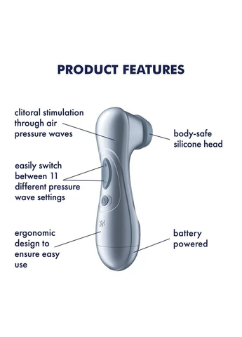 Вакуумний кліторальний стимулятор Pro 2 Generation 2 Battery Series (м'яте паковання!!!) Satisfyer (398647851)