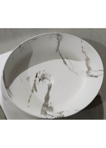 Раковина накладная PREMIUM ELLIPSE-0104 MARBLE 550х415х140mm (MP6554) Mixxus (392909306)