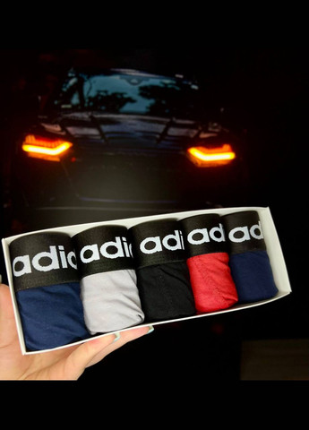 Набор мужских трусов боксеров Адидас - 5 шт No Brand (331171841)