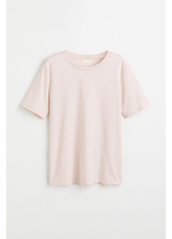 Светло-розовая всесезон футболка с микро-дефектом H&M