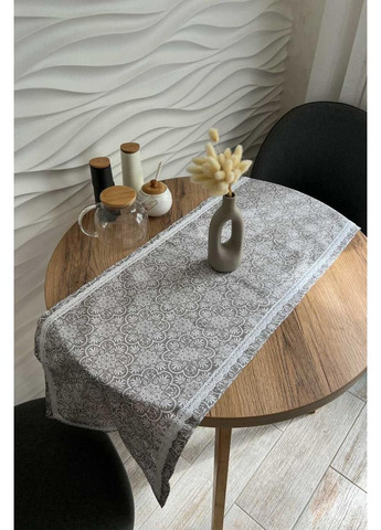 Ранер на стіл Мереживо капучино для сервірування столу 40х140см доріжка для декору столу ProDobro (369462380)