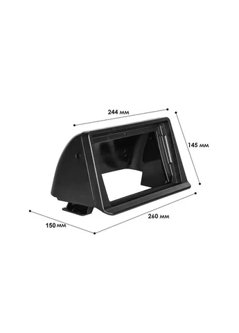 Переходная рамка Mitsubishi Pajero 1991-2004 (7596) 9" Lesko (396512280)