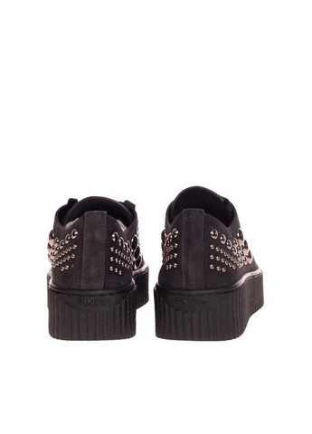 Черные замшевые кроссовки кеды на средней платформе Pinko кросівки кеди AI17-18 BLKS1 1H20BM Y3QU