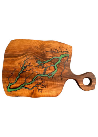 Декоративная кухонная доска для нарезки из Ореха 44x27x2 см. Доска для нарезки №4 No Brand (330774593)