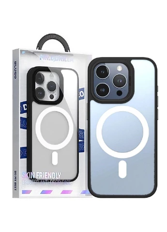 TPU+PC чехол Skin Friendly Frosted with MagSafe для Apple iPhone 14 Pro Max (6.7") Blueo (390130712)