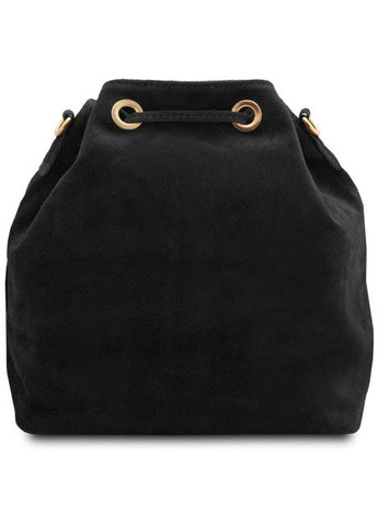 Сумка кроссбоди через плечо женская замшевая с бахромой Черный 35683 Firenze (334285421)