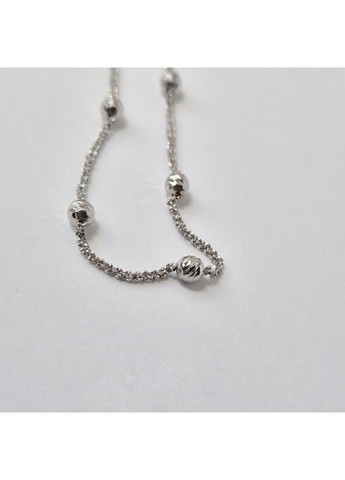 Срібний Круглий ланцюжок з Кульками см срібло 925 проби Родоване atom/strd02 5.09г Nobrand (369974961)