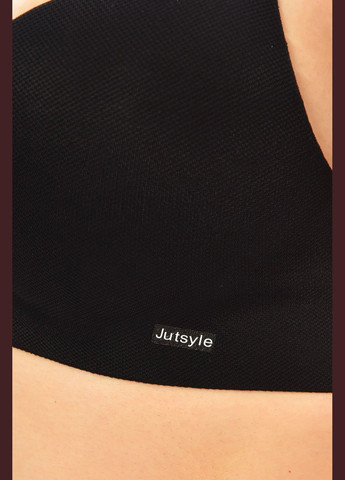 Чёрный бюстгальтер бесшовный черного цвета чашка в Let's Shop нейлон