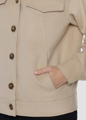 Бежевая зимняя куртка женская бежевая Arber Jacket shirt W1