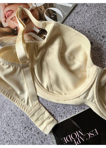 Бежевый бюстгальтер без поролона бежевый ORIETTA AVEC